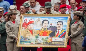 Simon Bolivar, Chavez, Maduro
