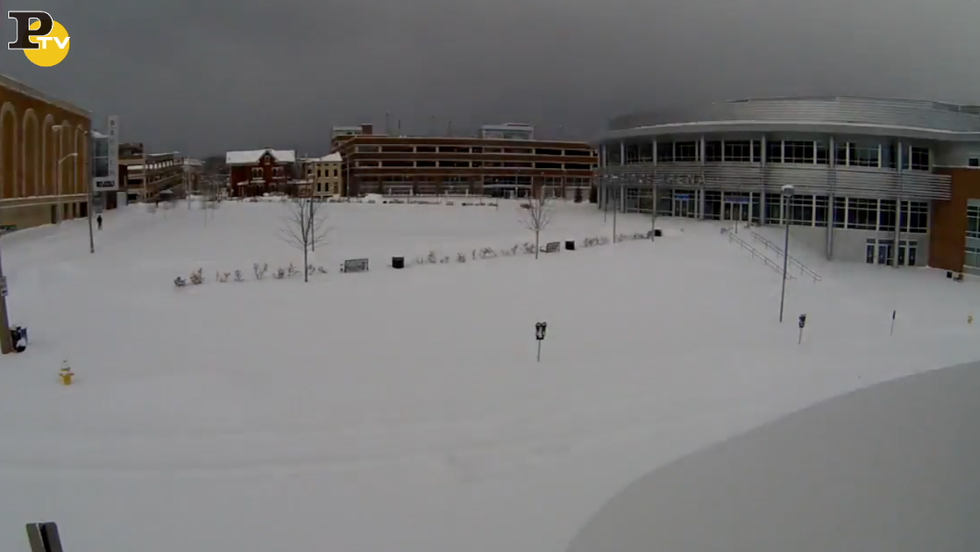 30cm neve in 30 ore timelapse Erie Stati Uniti video