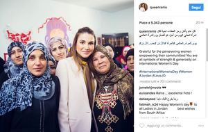 8 marzo, gli auguri dei vip sui social network - Rania di Giordania
