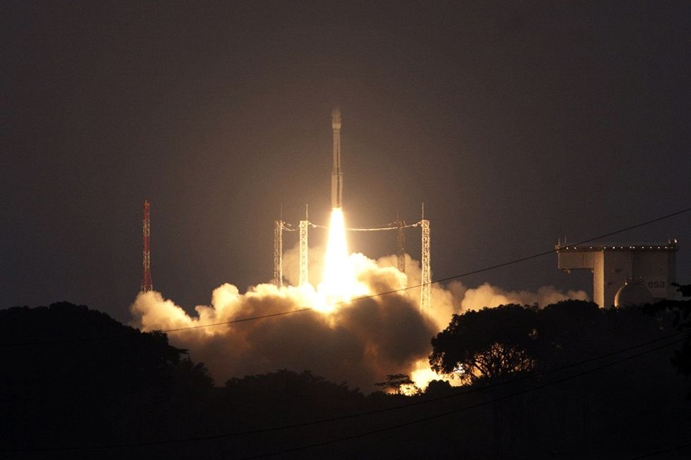 Italian Vega satellites successfully launched to space