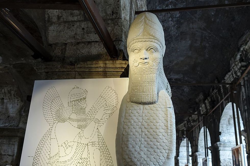 A new Bull of Nimrud to be recreated in Rome