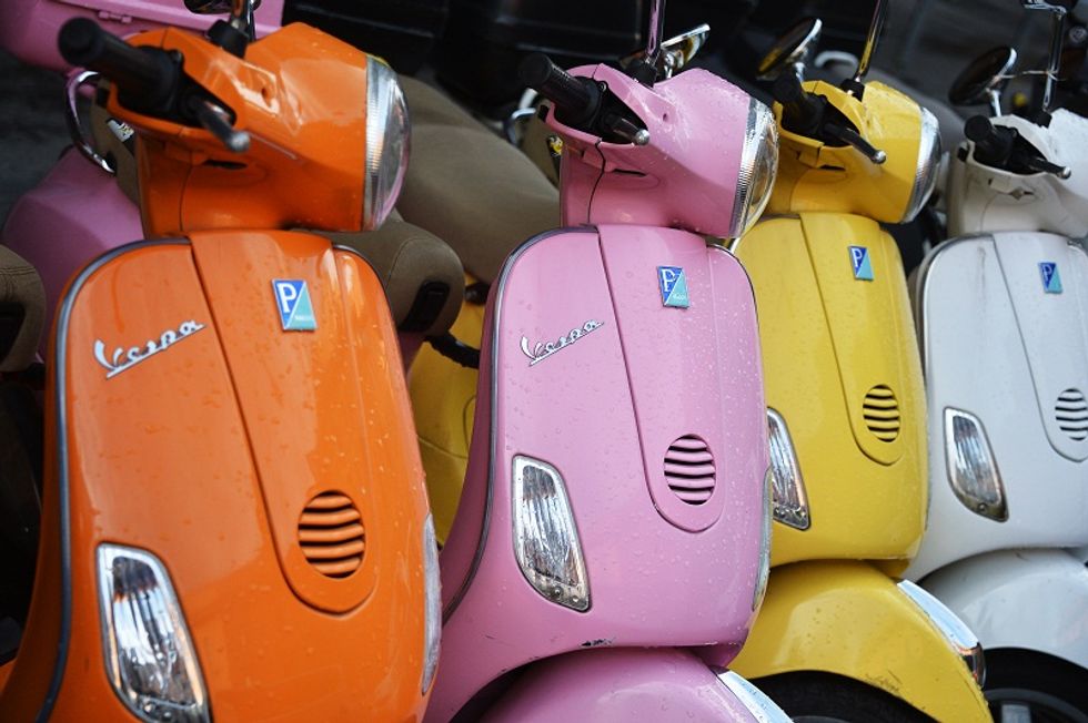 Vintage Italian scooters available (only) in India