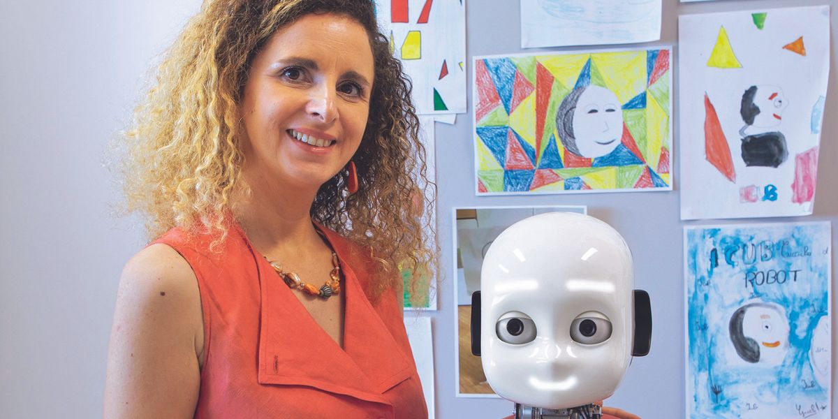 ​Alessandra Sciutti, IIT Genova, robot iCub