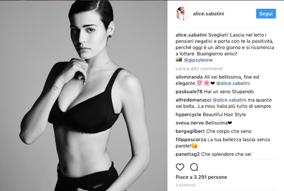 Alice Sabatini Miss Italia 2015