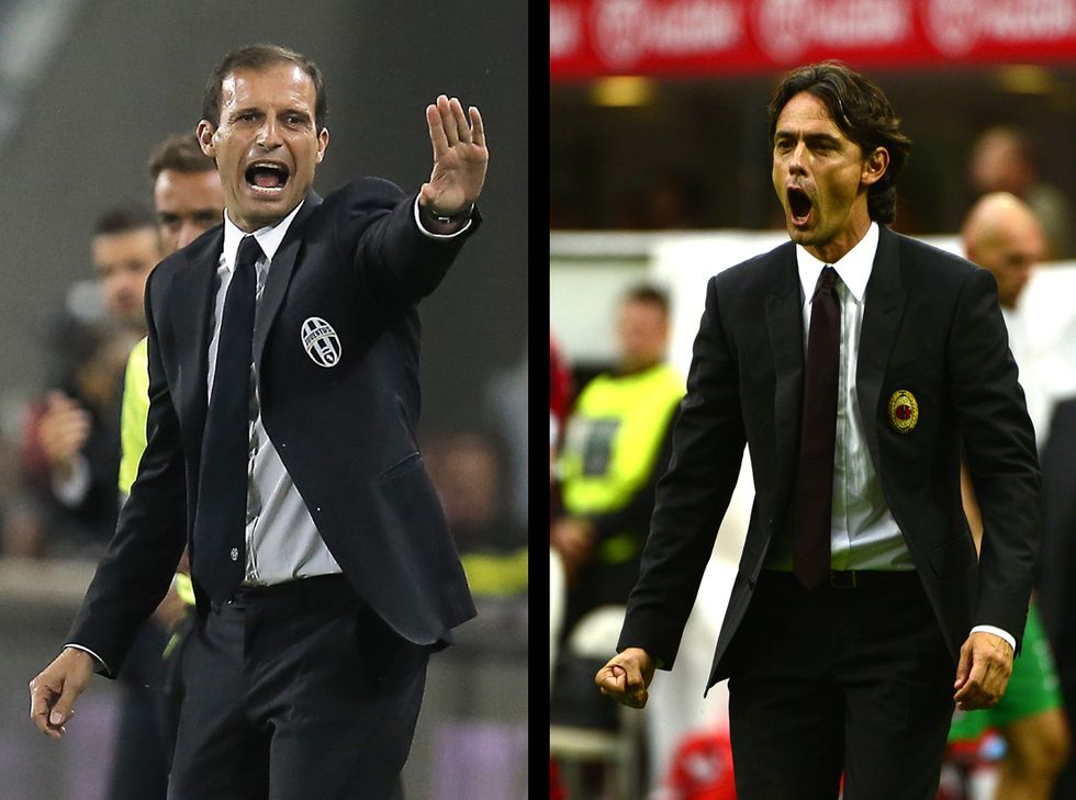 Milan-Juve: Inzaghi vs. Allegri, la sfida dei carissimi nemici