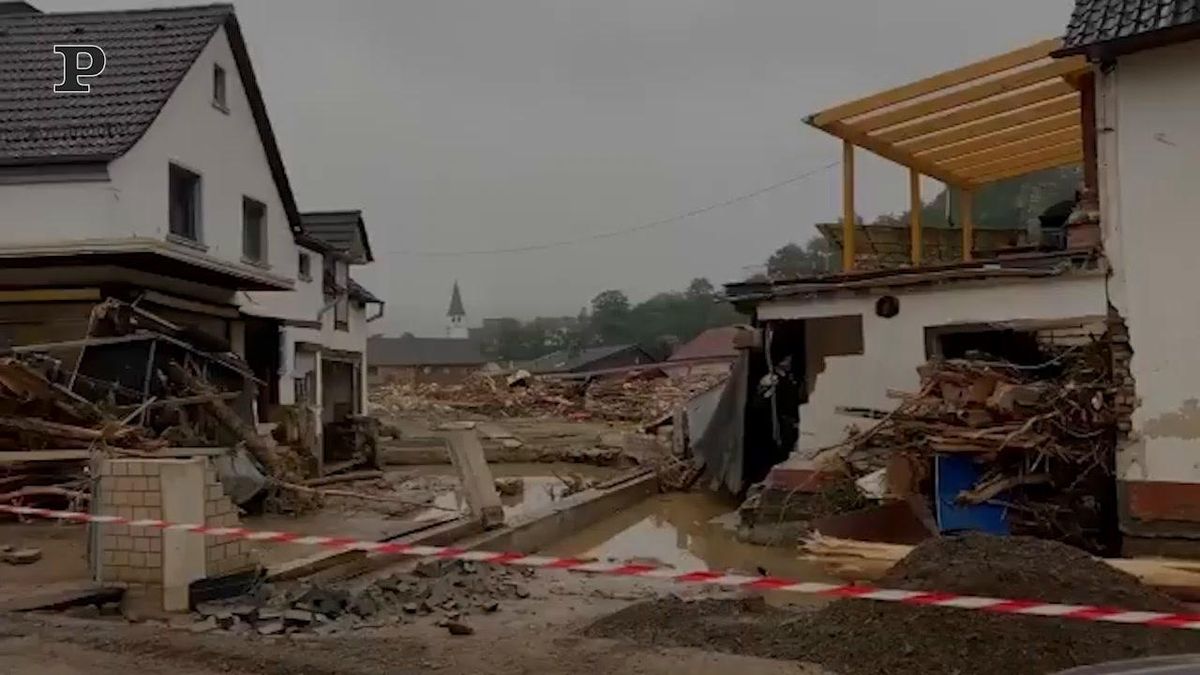 Alluvione in Germania, i segni del disastro | video