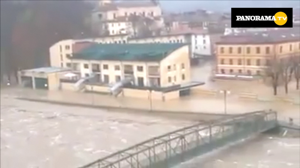 Alluvione tanaro piena Ceva cuneo fiume maltempo video