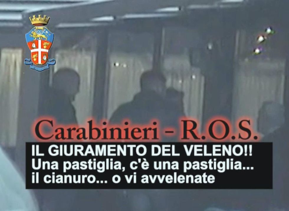 'Ndrangheta, il video del giuramento