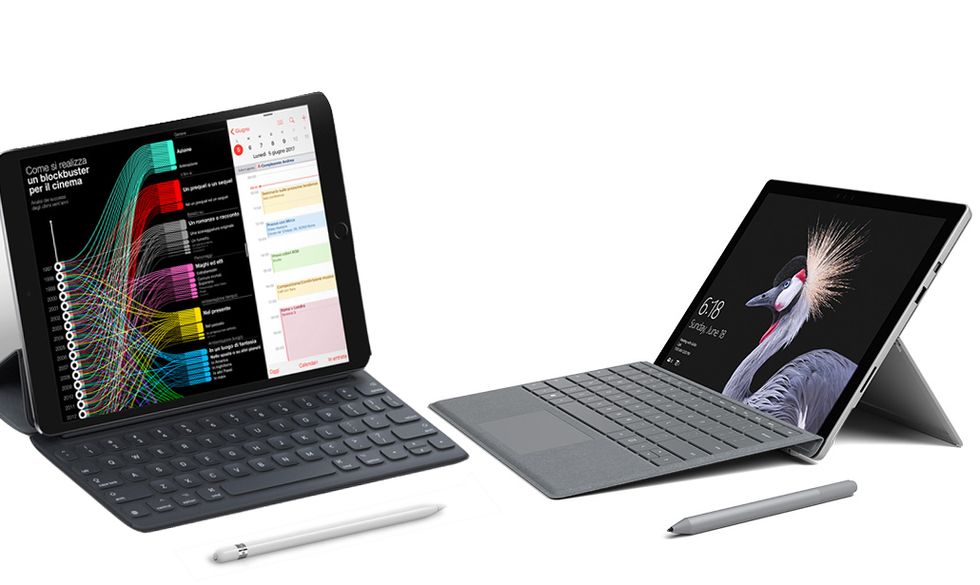 Apple iPad Pro 12-9 Microsoft Surface Pro 2017
