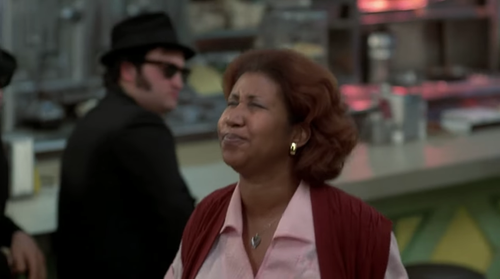 Aretha Franklin Think Blues Brothers