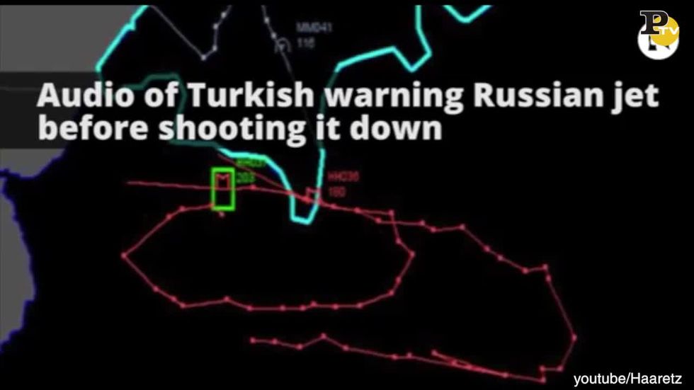 audio turchia messaggio piloti russi jet abbattuto