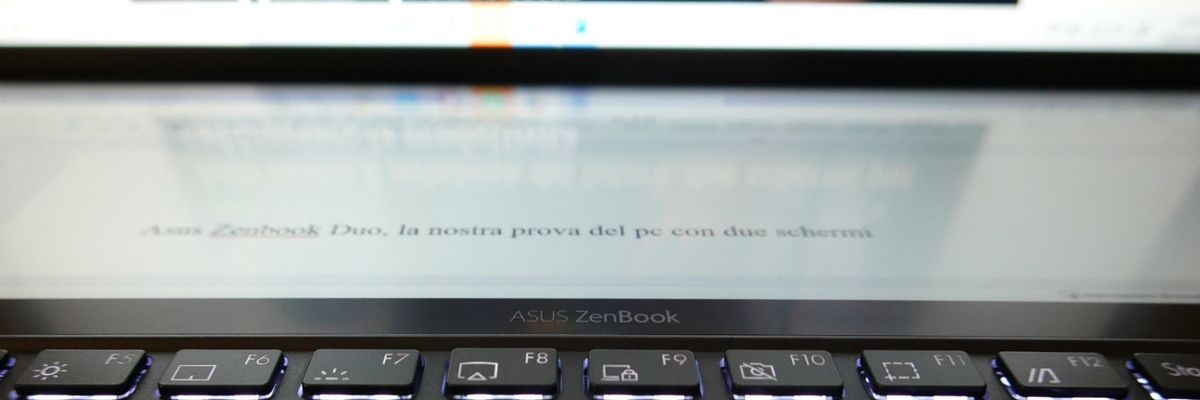 Azus ZenBook pc due schermi