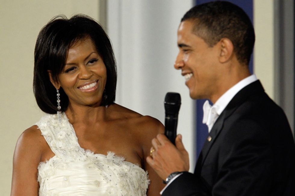 Barack Obama con la first lady Michelle