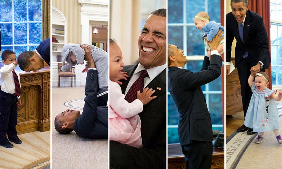 Barack Obama e i bambini: foto di Pete Souza