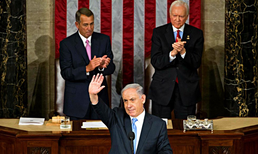 Benjamin Netanyahu al Congresso USA