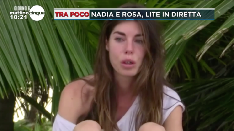 Bianca Atzei video lacrime Isola dei Famosi Biaggi