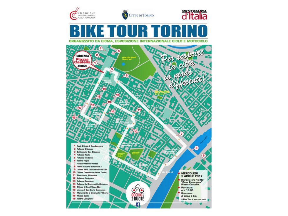 Il bike tour di Eicma a Torino per Panorama d'Italia