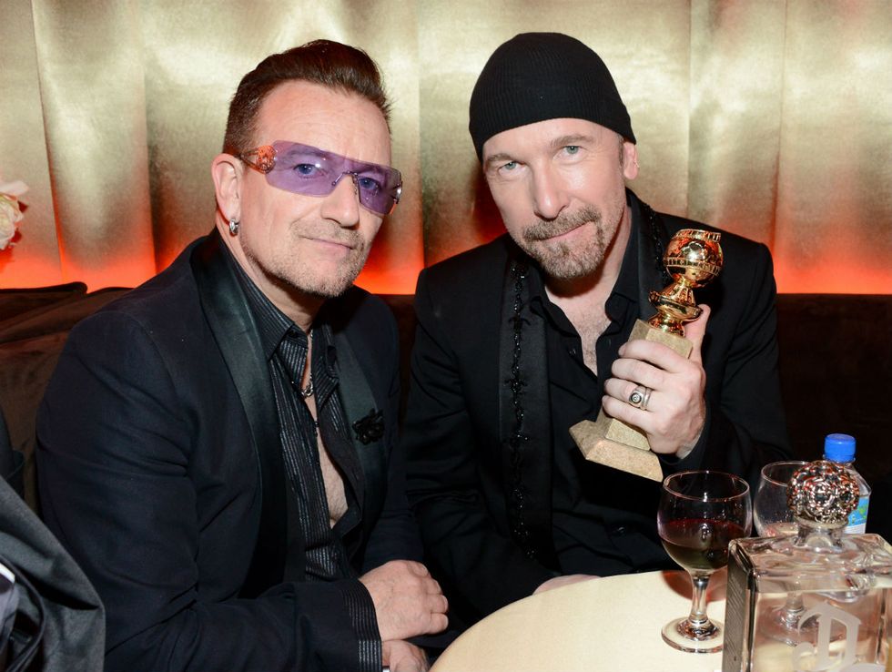 Gli U2 da Fabio Fazio: standing ovation per Bono e The Edge