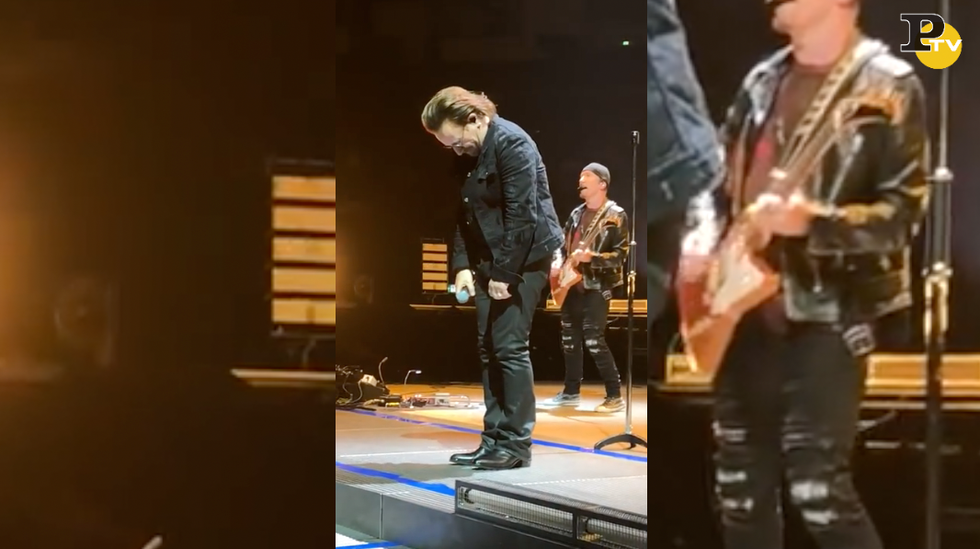 Bono senza voce concerto Berlino video