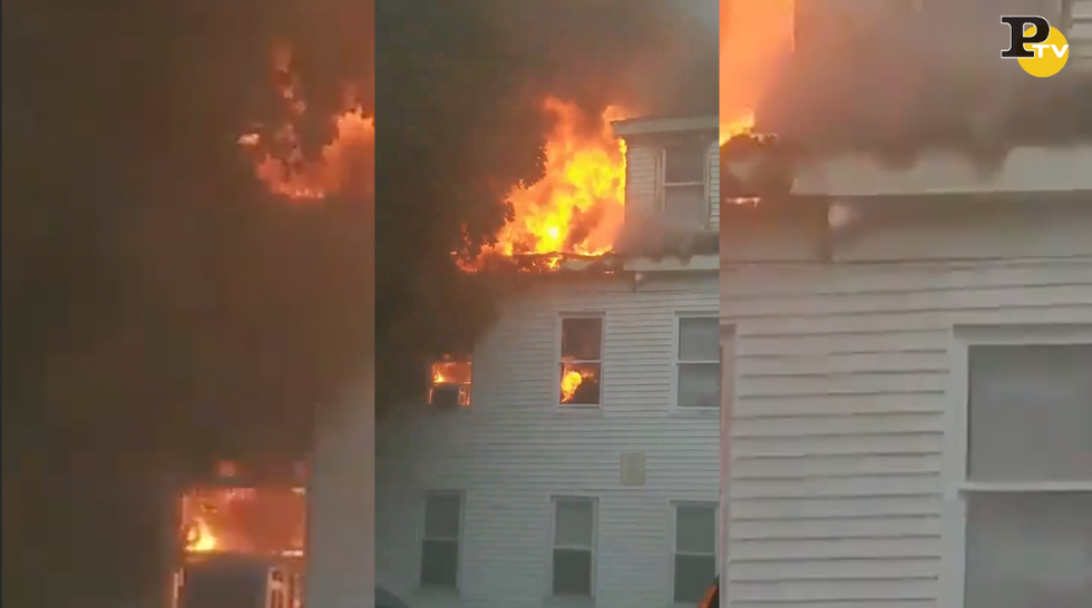 boston gas esplosioni incendio video