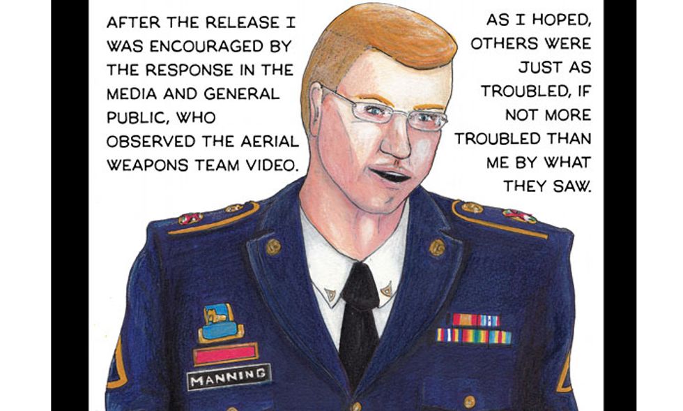 Bradley Manning diventa un fumetto