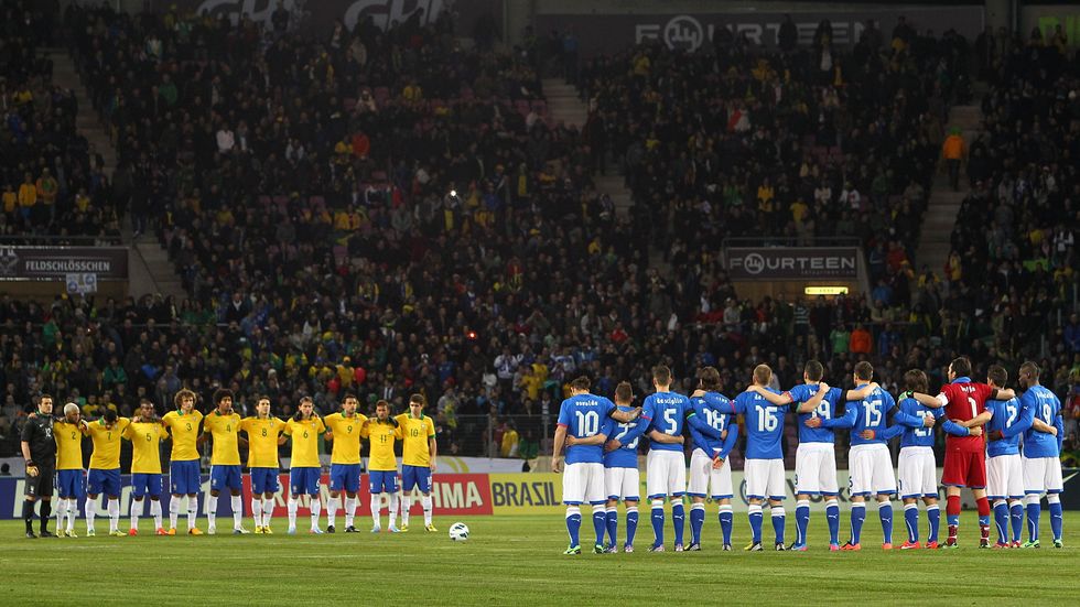 Brasile - Italia 2-2, le immagini più belle
