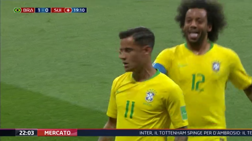 Brasile-Svizzera 1-1 gol higlights Mondiali Russia 2018 video