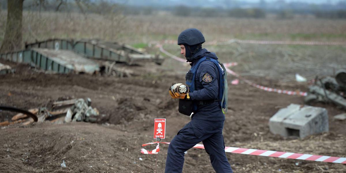 campo minato in Ucraina
