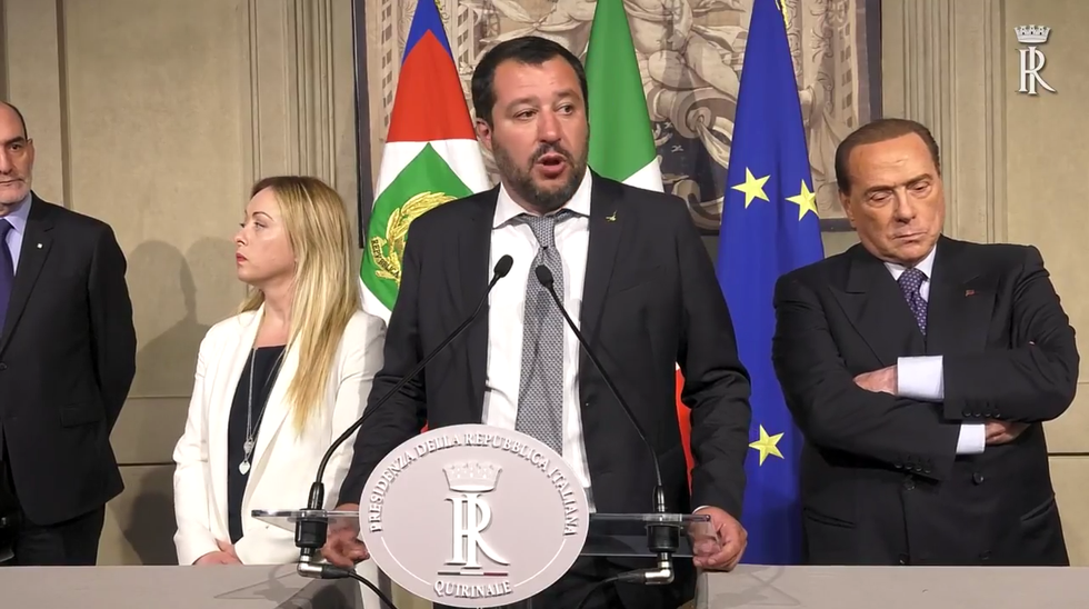 centrodestra consultazioni Quirinale parole Salvini video