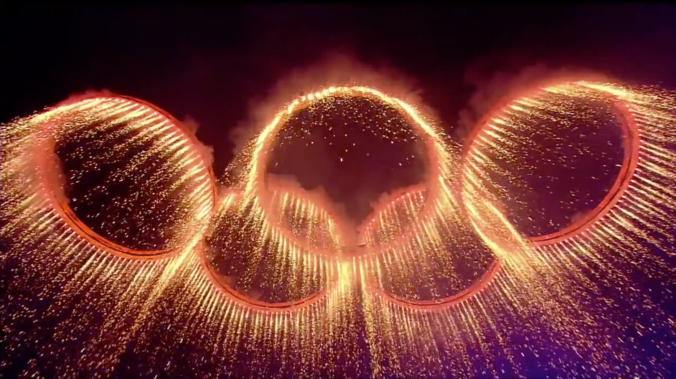 cerimonia apertura olimpiadi storia video