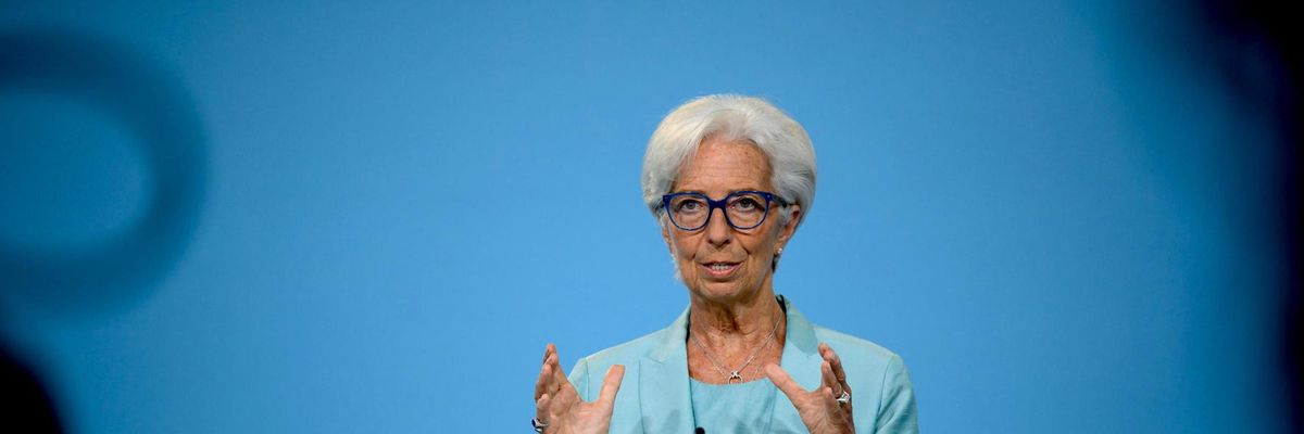 ​Christine Lagarde,  presidente della Banca centrale europea.