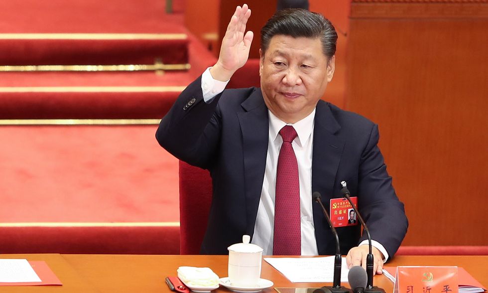 Ci a Xi JInping Congresso comunista