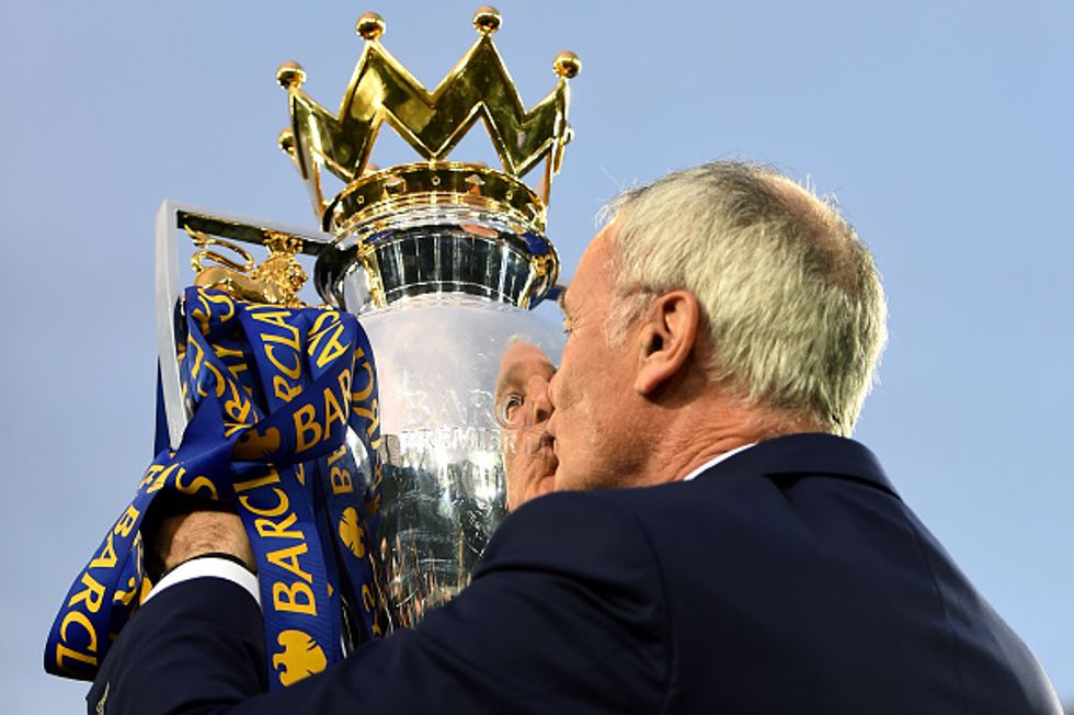 Ranieri e il Leicester: le immagini più belle della festa