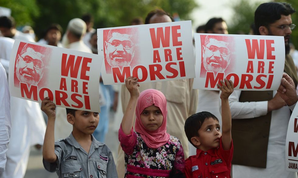 Contro l'esecuzione di Morsi