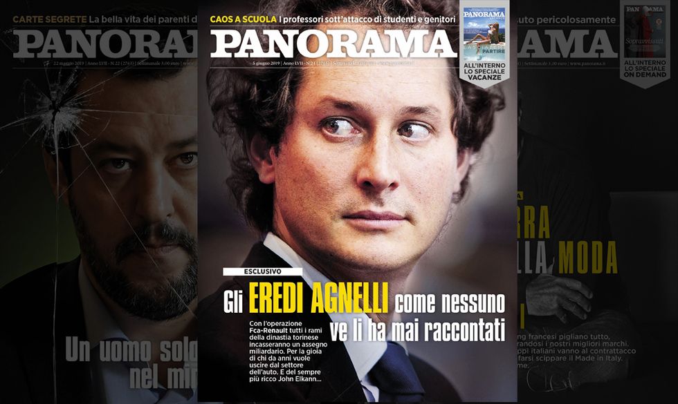 copertina Panorama Agnelli