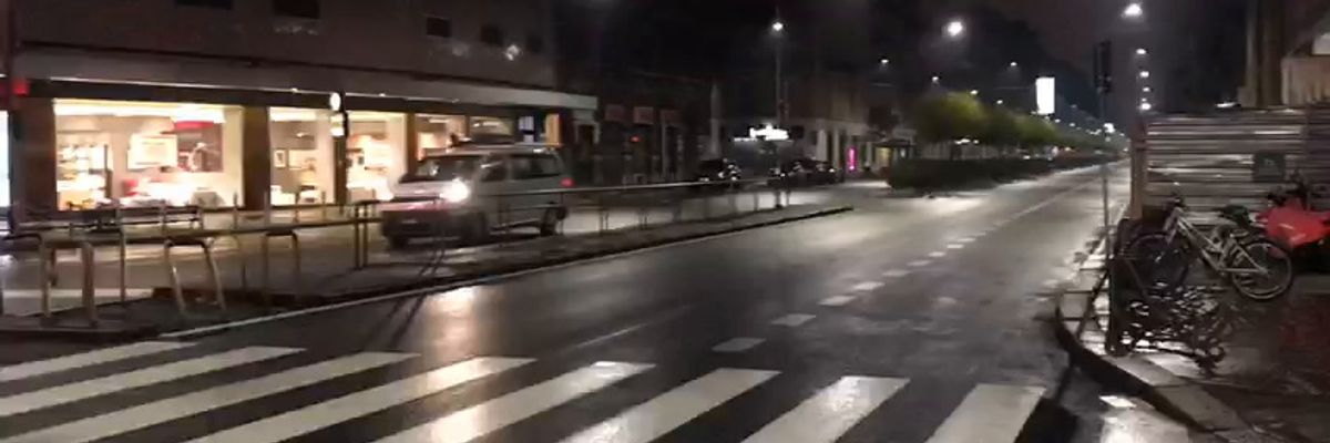 Coprifuoco a Milano, la prima notte | video