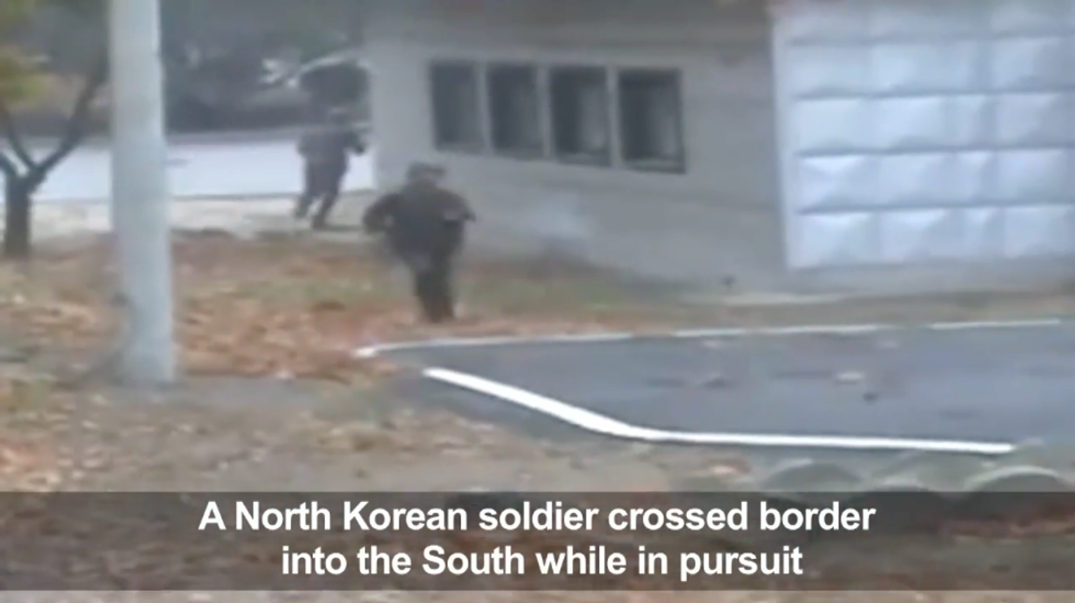 corea nord frontiera spari contro soldato disertore video