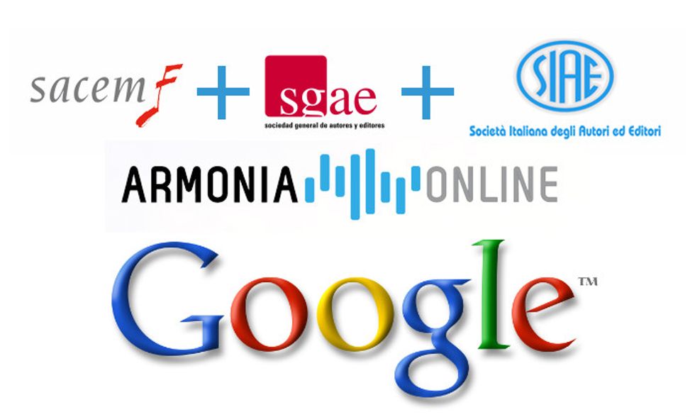 SIAE - Google: accordo paneuropeo in "Armonia"