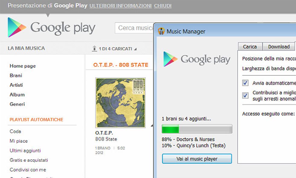 Google Play, anche in Italia la musica di Mountain View