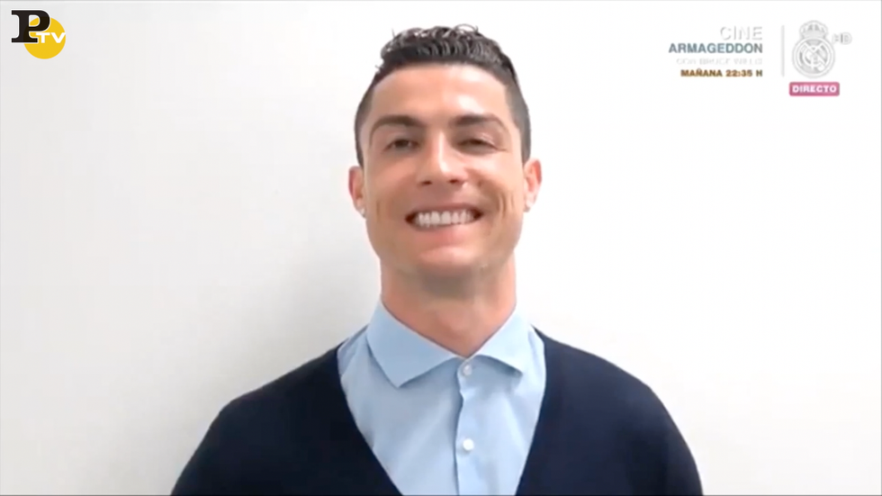 Cristiano Ronaldo grazie ai tifosi Jventus applausi