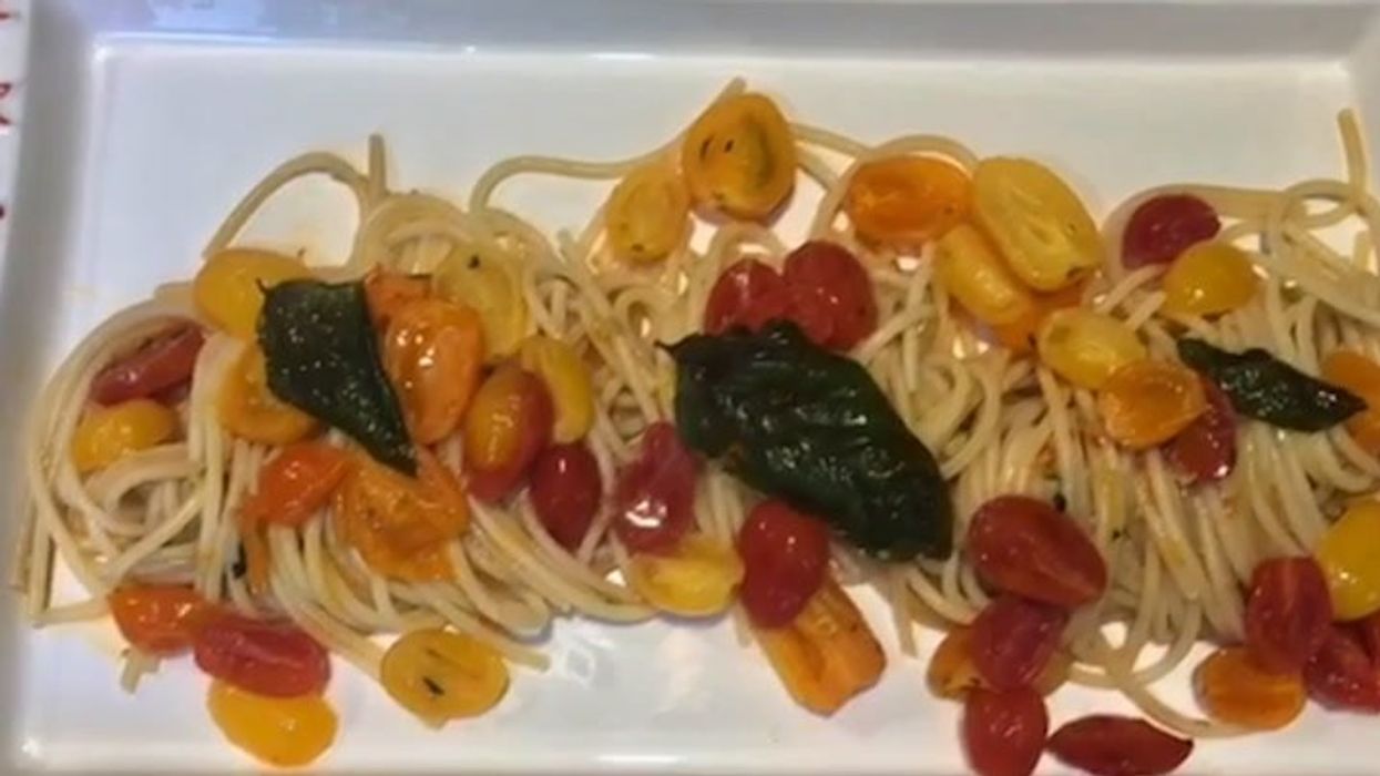Cuciniamo insieme: spaghetti ai tre pomodorini