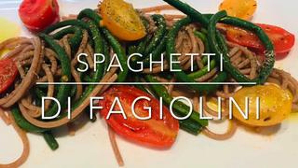 Cuciniamo insieme: spaghetti di fagiolini
