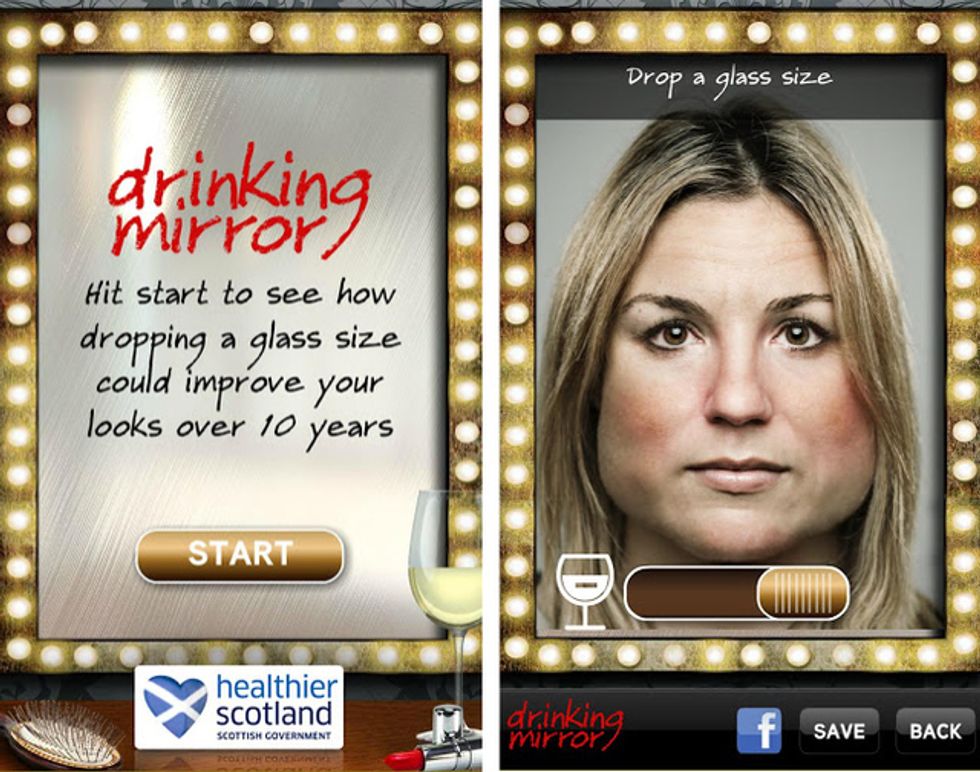 Drinking Mirror, l'app per chi beve troppo