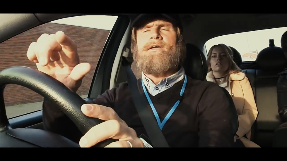 David Coulthard video taxi autista pubblicità