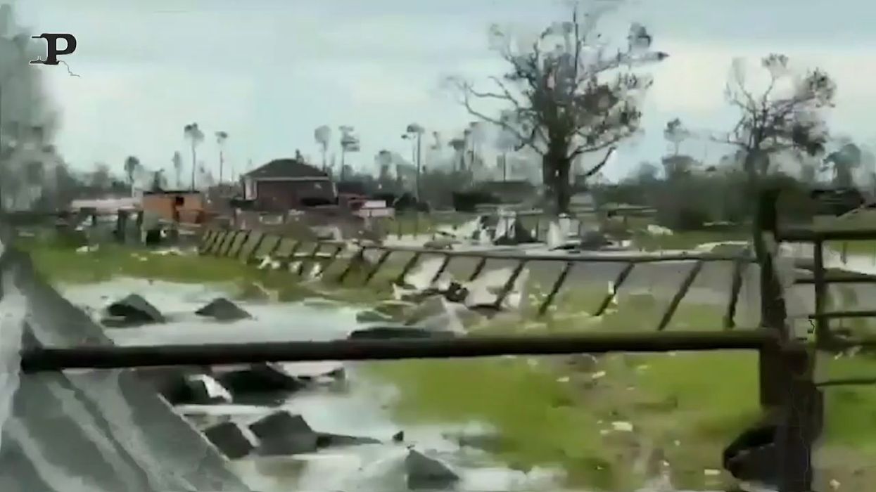 La devastazione dell'Uragano Laura: il video sui social