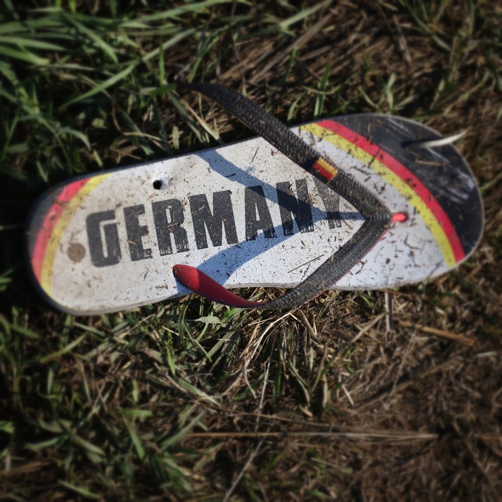 Discarded Items Of The Migrant's Journey Scattered Across The Hungarian Border