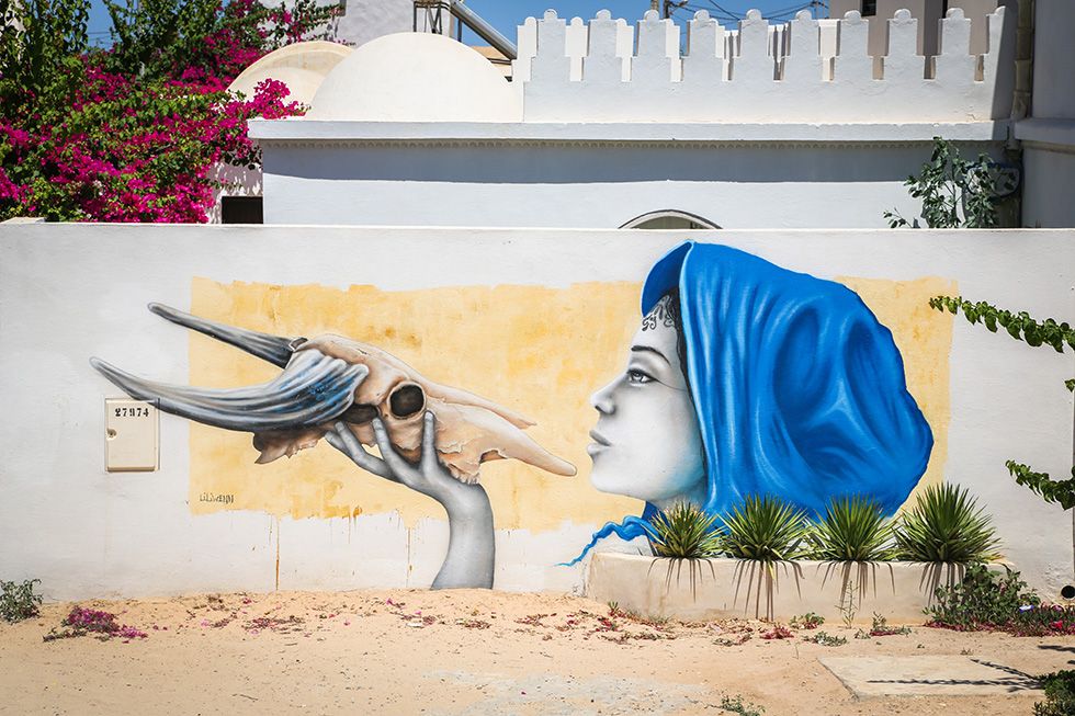 Djerbahood: street art a Djerba
