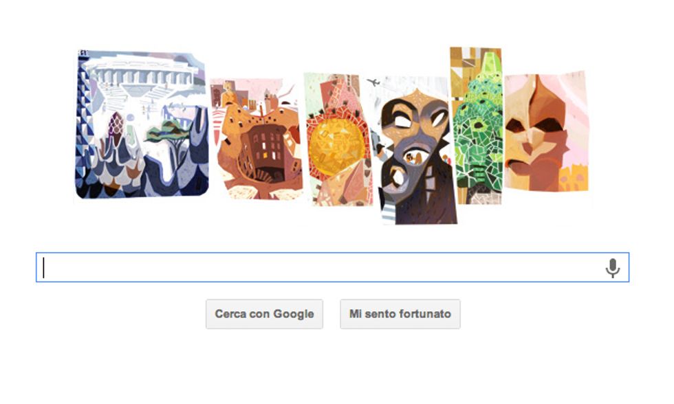 Antoni Gaudí, omaggio dal Google Doodle