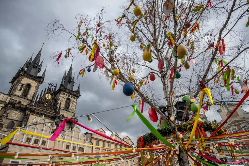 Easter market in Prague