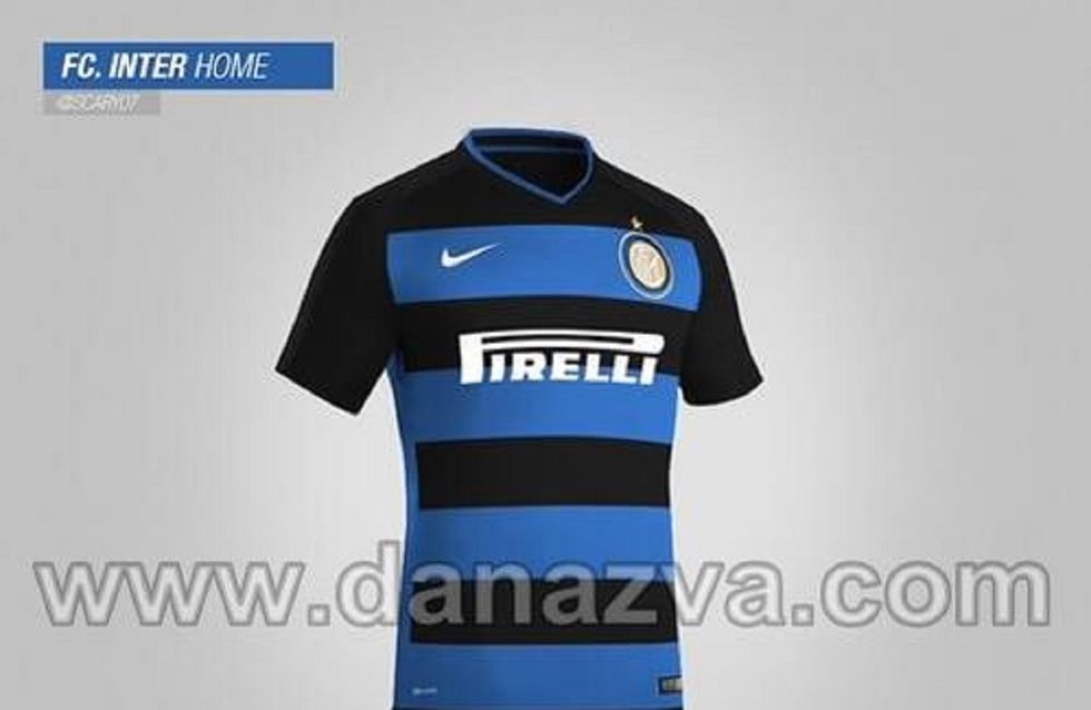 Inter: nuove maglie a strisce orizzontali?